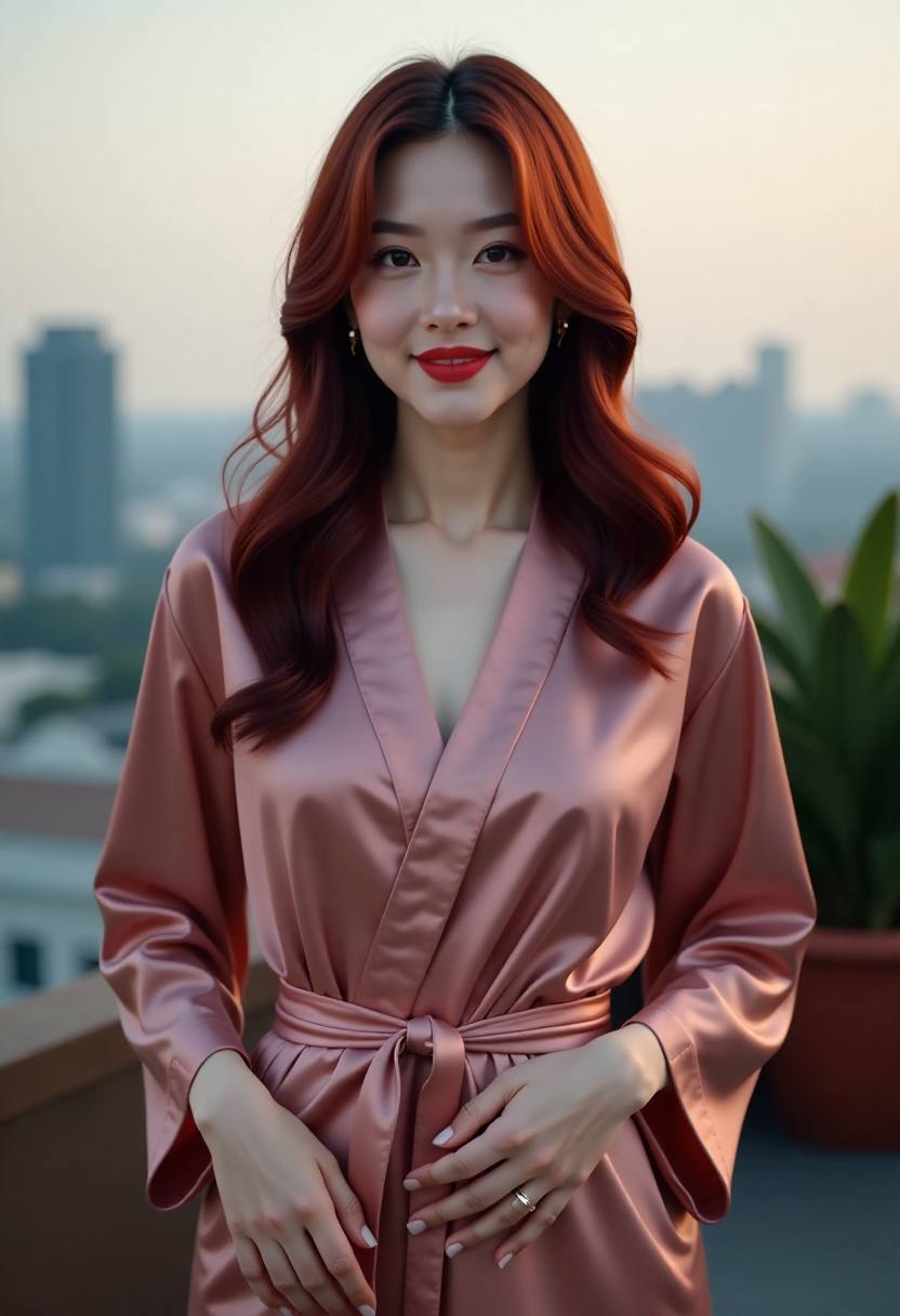 午后咖啡馆人像